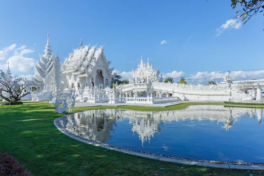 Wat Rong Khun Tempel, Chiang Rai